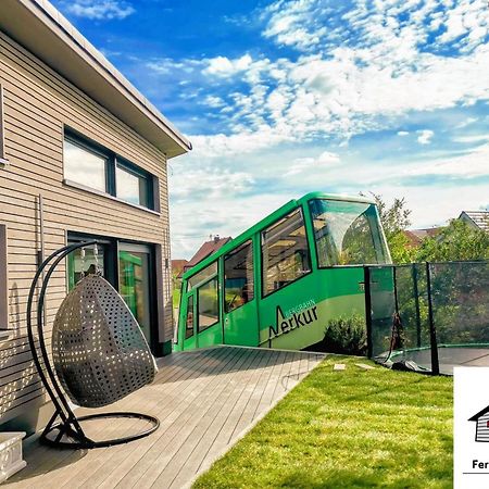 Exklusives Holzhaus Mit Bergbahn - Baden-Baden Im Schwarzwald Βίλα Εξωτερικό φωτογραφία