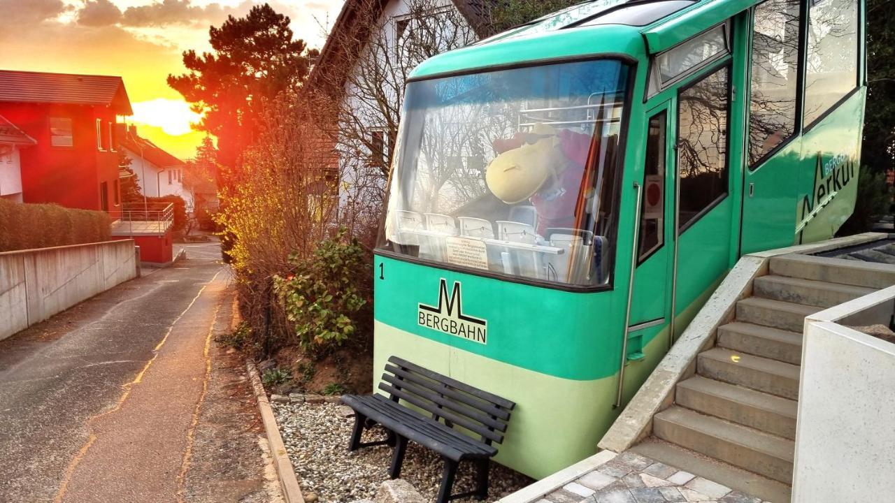 Exklusives Holzhaus Mit Bergbahn - Baden-Baden Im Schwarzwald Βίλα Εξωτερικό φωτογραφία