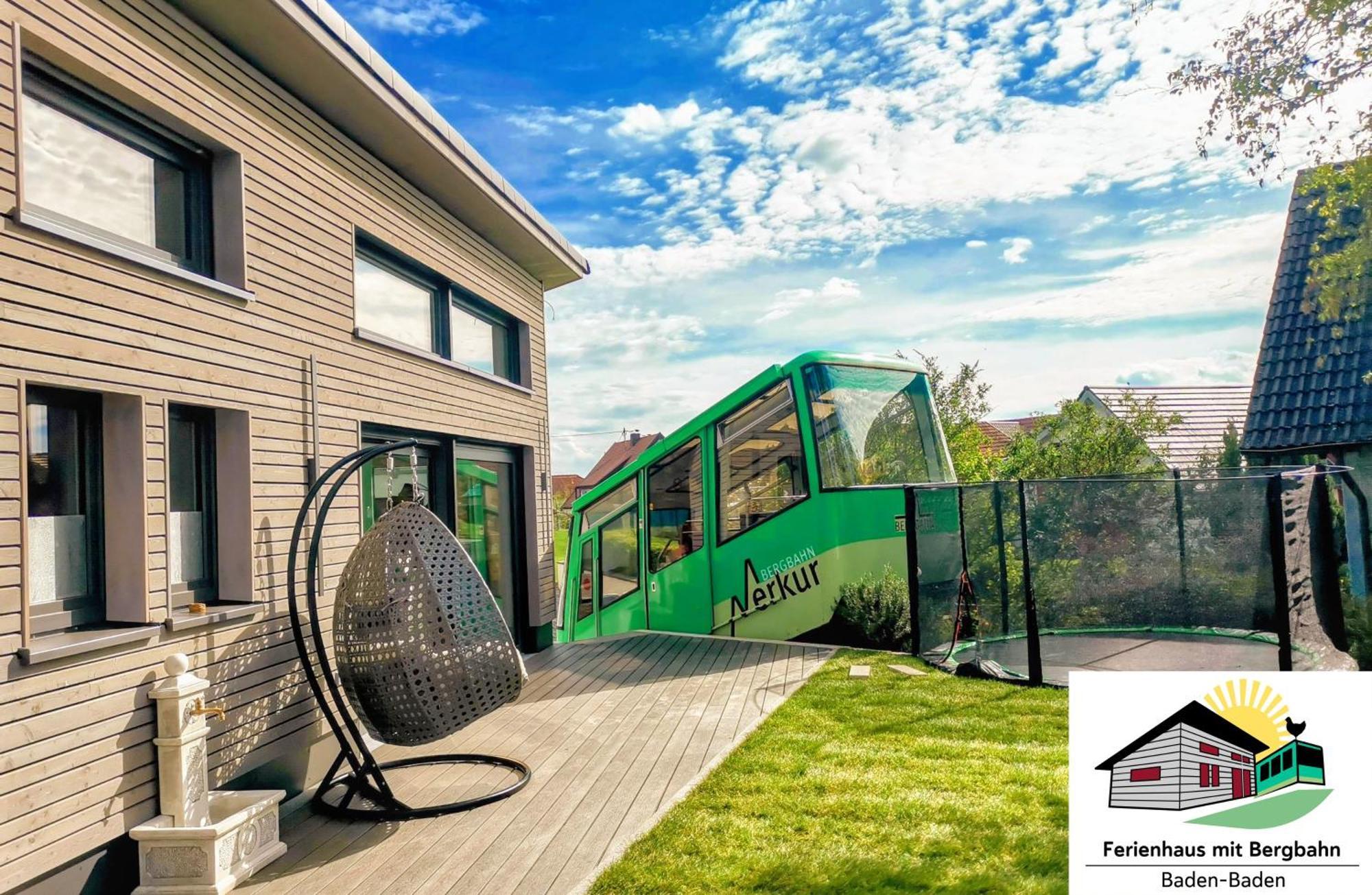 Exklusives Holzhaus Mit Bergbahn - Baden-Baden Im Schwarzwald Βίλα Εξωτερικό φωτογραφία